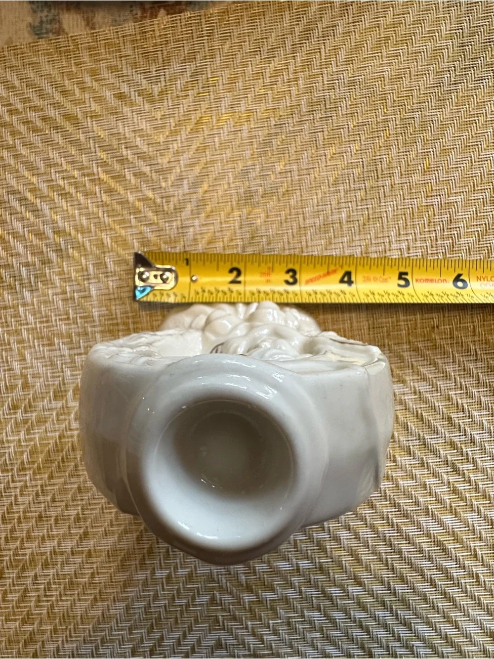 White Angel Ceramic Candle Holders - Set of 3